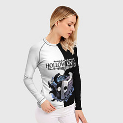 Рашгард женский Hollow Knight Black & White, цвет: 3D-принт — фото 2