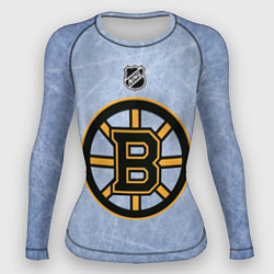 Рашгард женский Boston Bruins: Hot Ice, цвет: 3D-принт