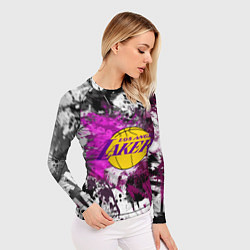 Рашгард женский Лос-Анджелес Лейкерс, Los Angeles Lakers, цвет: 3D-принт — фото 2