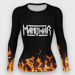 Рашгард женский Manowar, цвет: 3D-принт