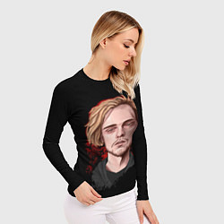 Рашгард женский Pyrokinesis, цвет: 3D-принт — фото 2