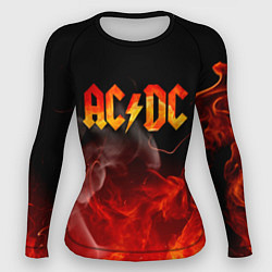 Рашгард женский ACDC, цвет: 3D-принт