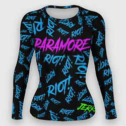 Рашгард женский Paramore RIOT!, цвет: 3D-принт