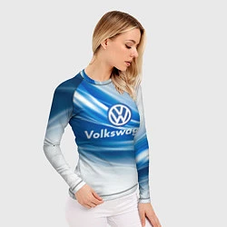 Рашгард женский Volkswagen, цвет: 3D-принт — фото 2