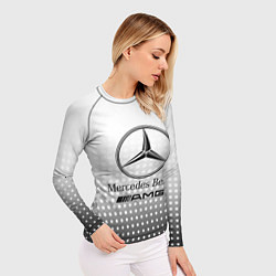 Рашгард женский Mercedes-Benz, цвет: 3D-принт — фото 2
