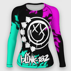 Рашгард женский Blink-182 5, цвет: 3D-принт