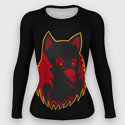 Рашгард женский Wolf Logo, цвет: 3D-принт