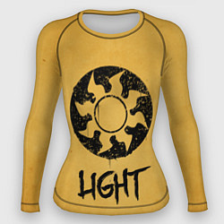 Рашгард женский Emblems Light, цвет: 3D-принт