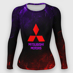 Рашгард женский Mitsubishi, цвет: 3D-принт
