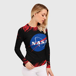 Рашгард женский NASA НАСА, цвет: 3D-принт — фото 2