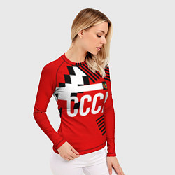 Рашгард женский Форма сборной по футболу 1991, цвет: 3D-принт — фото 2