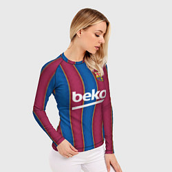 Рашгард женский FC Barcelona 2021, цвет: 3D-принт — фото 2