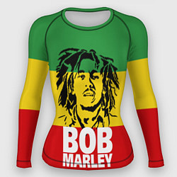 Рашгард женский Bob Marley, цвет: 3D-принт