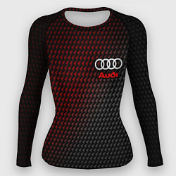 Рашгард женский AUDI АУДИ, цвет: 3D-принт