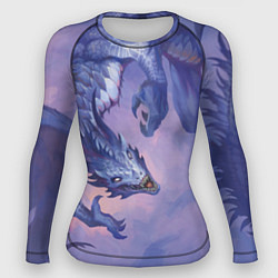 Рашгард женский Дракон воды, цвет: 3D-принт