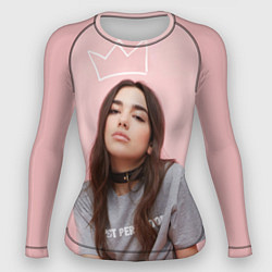 Рашгард женский Dua Lipa, цвет: 3D-принт