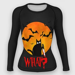 Женский рашгард What Cat Halloween