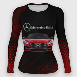 Рашгард женский Mercedes Benz AMG, цвет: 3D-принт