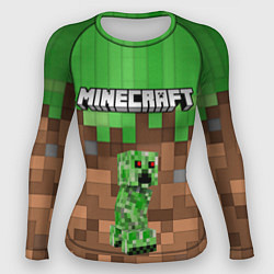 Женский рашгард MineCraft Крипер