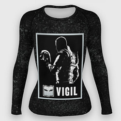 Рашгард женский Vigil, цвет: 3D-принт