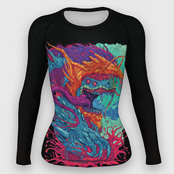 Рашгард женский Hyper beast art, цвет: 3D-принт