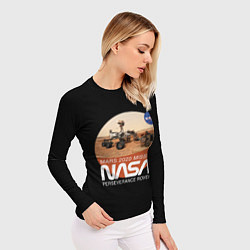 Рашгард женский NASA - Perseverance, цвет: 3D-принт — фото 2