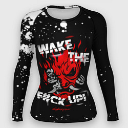 Женский рашгард WAKE THE F CK UP!