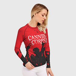 Рашгард женский Cannibal Corpse Труп Каннибала Z, цвет: 3D-принт — фото 2