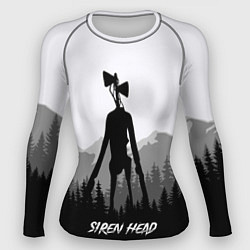 Рашгард женский SIREN HEAD DARK FOREST, цвет: 3D-принт