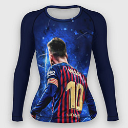 Рашгард женский Leo Messi Лео Месси 10, цвет: 3D-принт