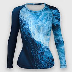 Рашгард женский Море, цвет: 3D-принт