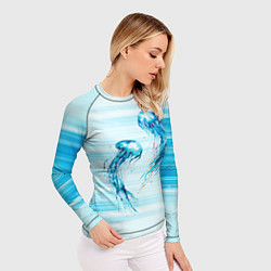 Рашгард женский Медузы, цвет: 3D-принт — фото 2
