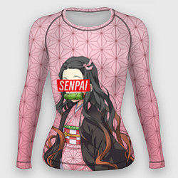 Женский рашгард SENPAI NEZUKO НЕЗУКО ПАТТЕРН