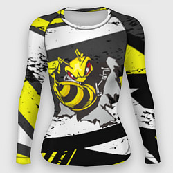 Рашгард женский Оса 3D, цвет: 3D-принт