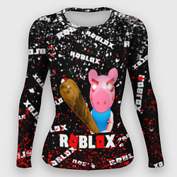 Рашгард женский Roblox piggyСвинка Пигги, цвет: 3D-принт