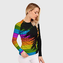 Рашгард женский ИГРУШКА POP it ПОП-ИТ, цвет: 3D-принт — фото 2