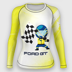 Рашгард женский Ford - Racing, цвет: 3D-принт
