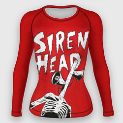 Рашгард женский Red Siren Head, цвет: 3D-принт