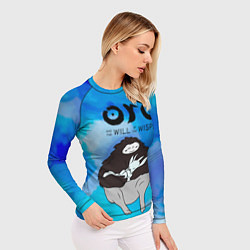 Рашгард женский Ori and the Will of the Wisps, цвет: 3D-принт — фото 2