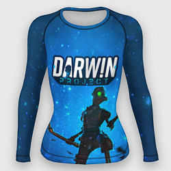 Рашгард женский Darwin Project Королевская Битва Z, цвет: 3D-принт