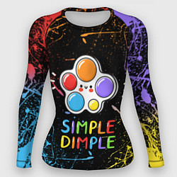 Рашгард женский SIMPLE DIMPLE ИГРУШКА, цвет: 3D-принт