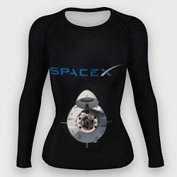 Рашгард женский SpaceX Dragon 2, цвет: 3D-принт