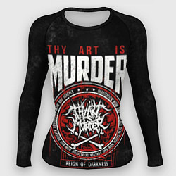 Рашгард женский Thy Art Is Murder, цвет: 3D-принт