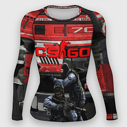 Рашгард женский Skin agressor cs go, цвет: 3D-принт