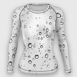 Рашгард женский Утренний дождь, цвет: 3D-принт