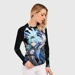 Рашгард женский Эола Genshin Impact, цвет: 3D-принт — фото 2
