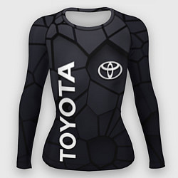 Рашгард женский Toyota 3D плиты, цвет: 3D-принт
