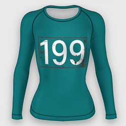 Рашгард женский Игрок в кальмара 199, цвет: 3D-принт