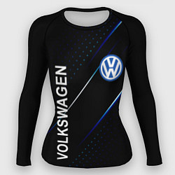Рашгард женский Volkswagen, sport style, цвет: 3D-принт