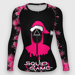Рашгард женский Squid Game : Игра в кальмара : СНЕЖИНКИ, цвет: 3D-принт